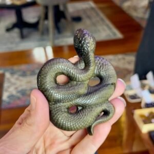 Gold Sheen Obsidian Snake