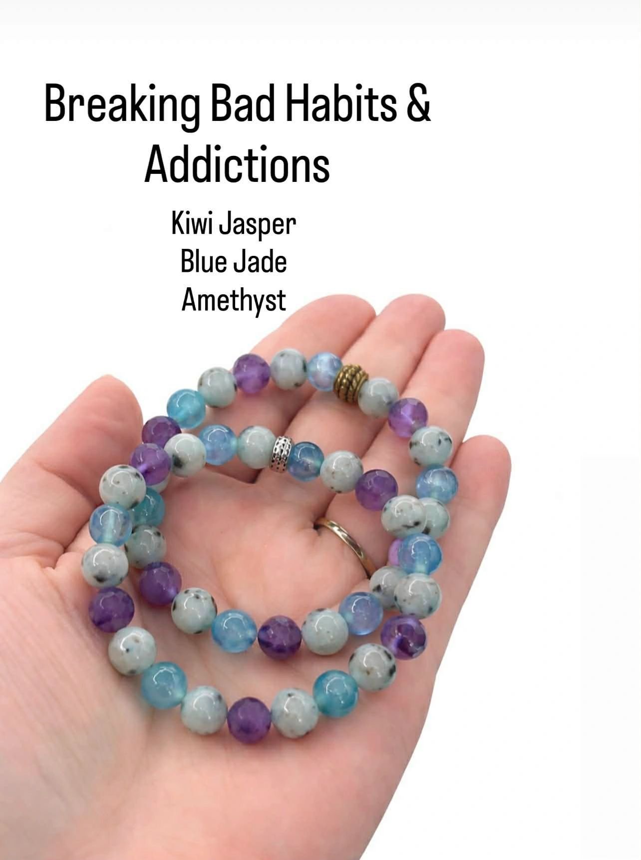 Breaking Bad Habits & Addictions Crystal Bracelet