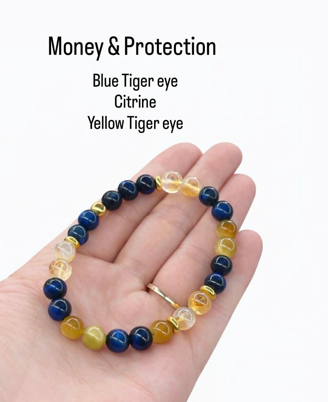 Money & Protection Crystal Bracelet