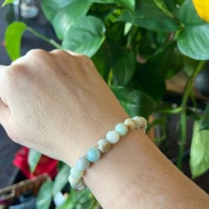 Ocean's Embrace Blue Aragonite