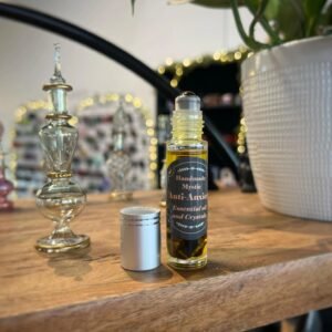 Anti-Anxiety Essential oil Crystal Roller Bottle
