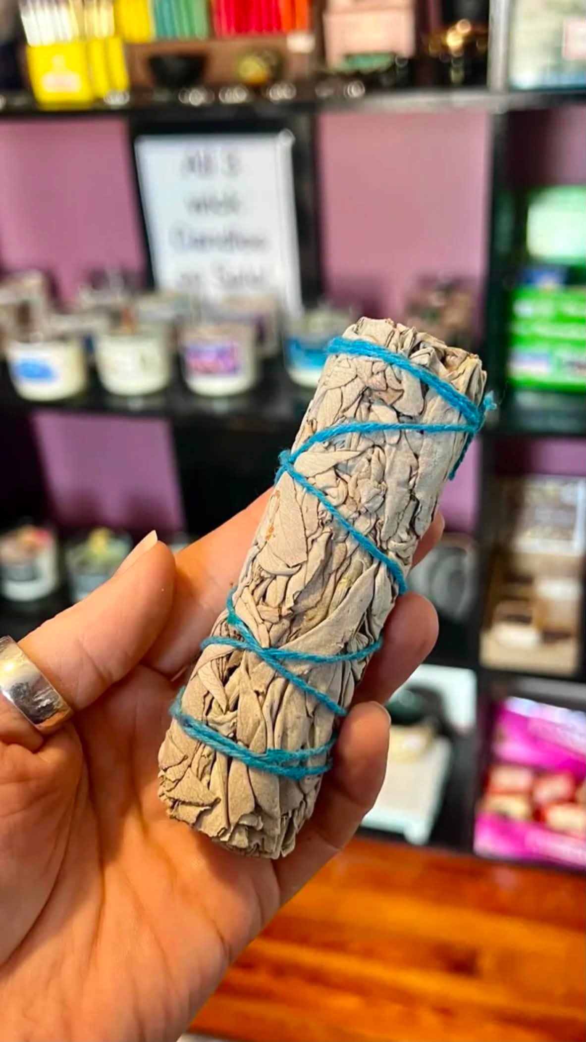 White sage smudge stick