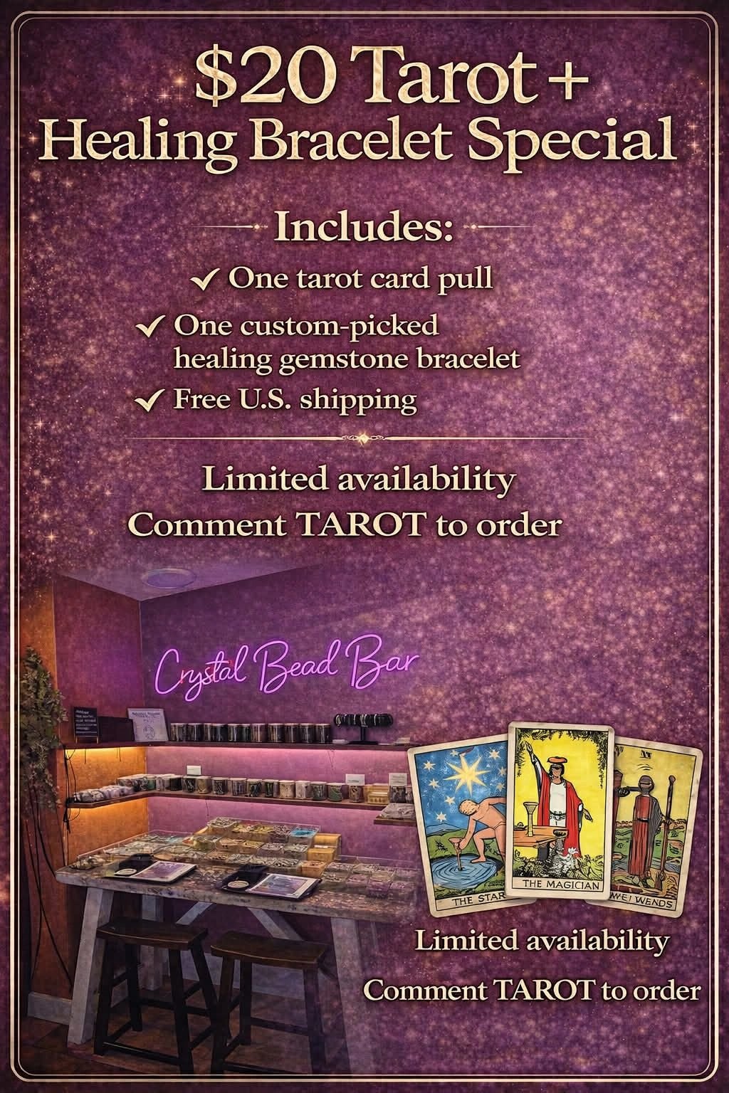 Tarot + Healing Bracelet Special
