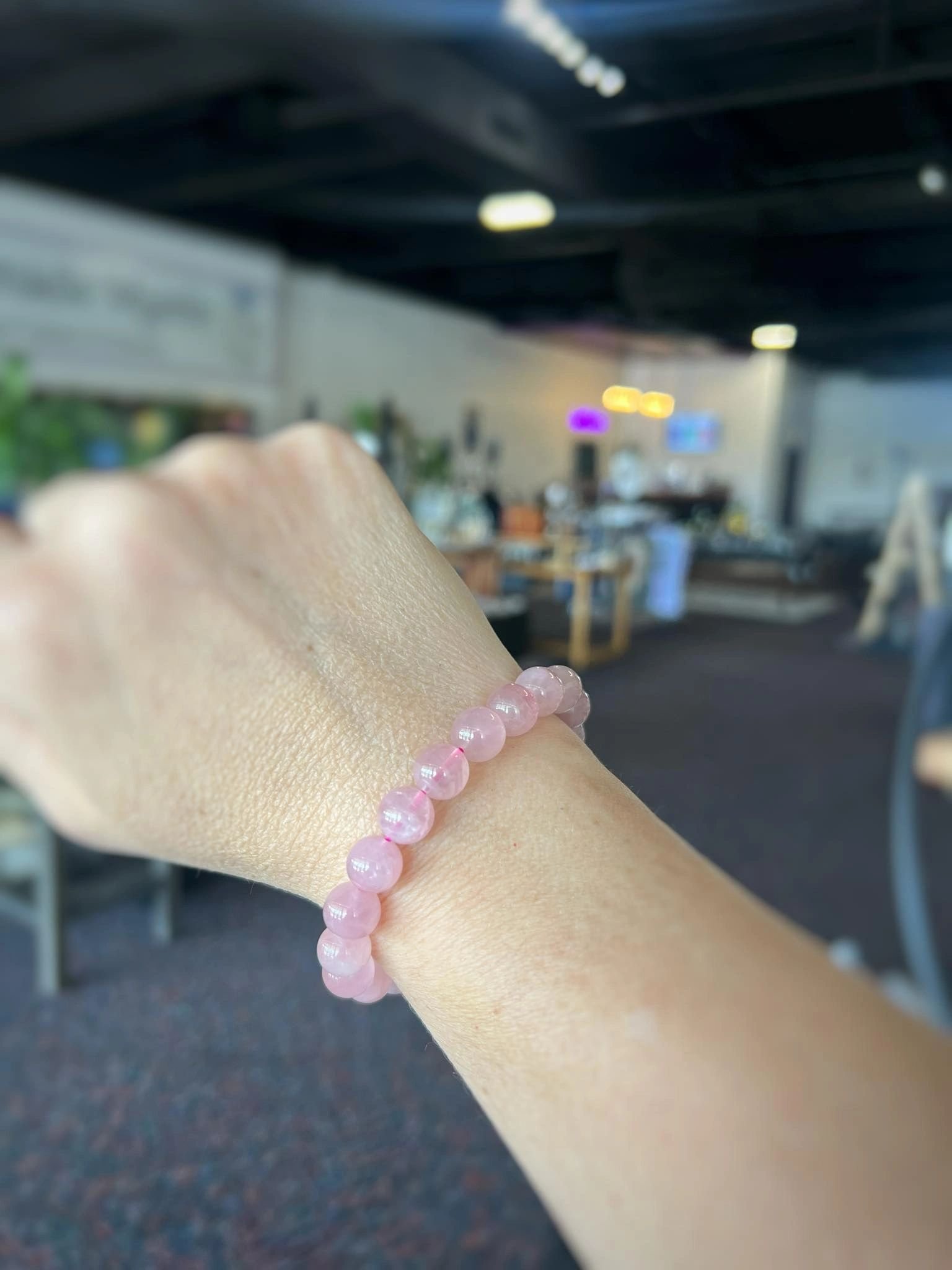 Rose Quartz Natural Stone Bracelet