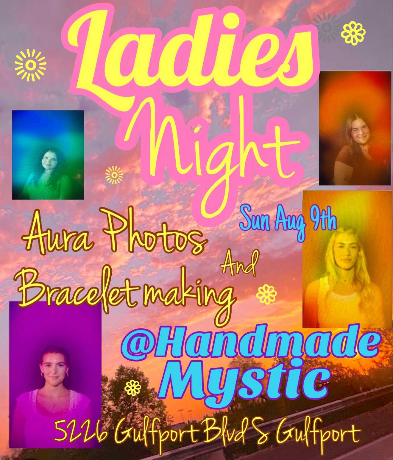 Ladies Night Aura Photos & Bracelet Making