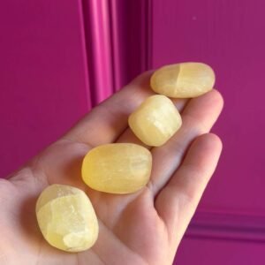 Lemon Calcite Tumbled Stone