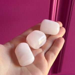 Pink Mangano Calcite Tumbled Stone